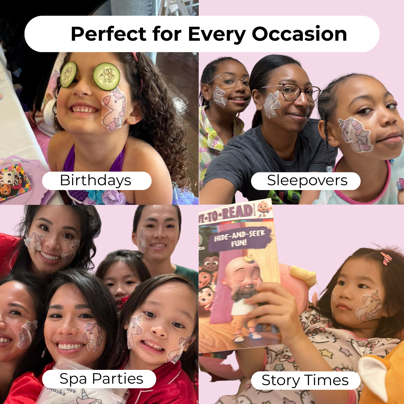 Unicorn Kids Spa Patches