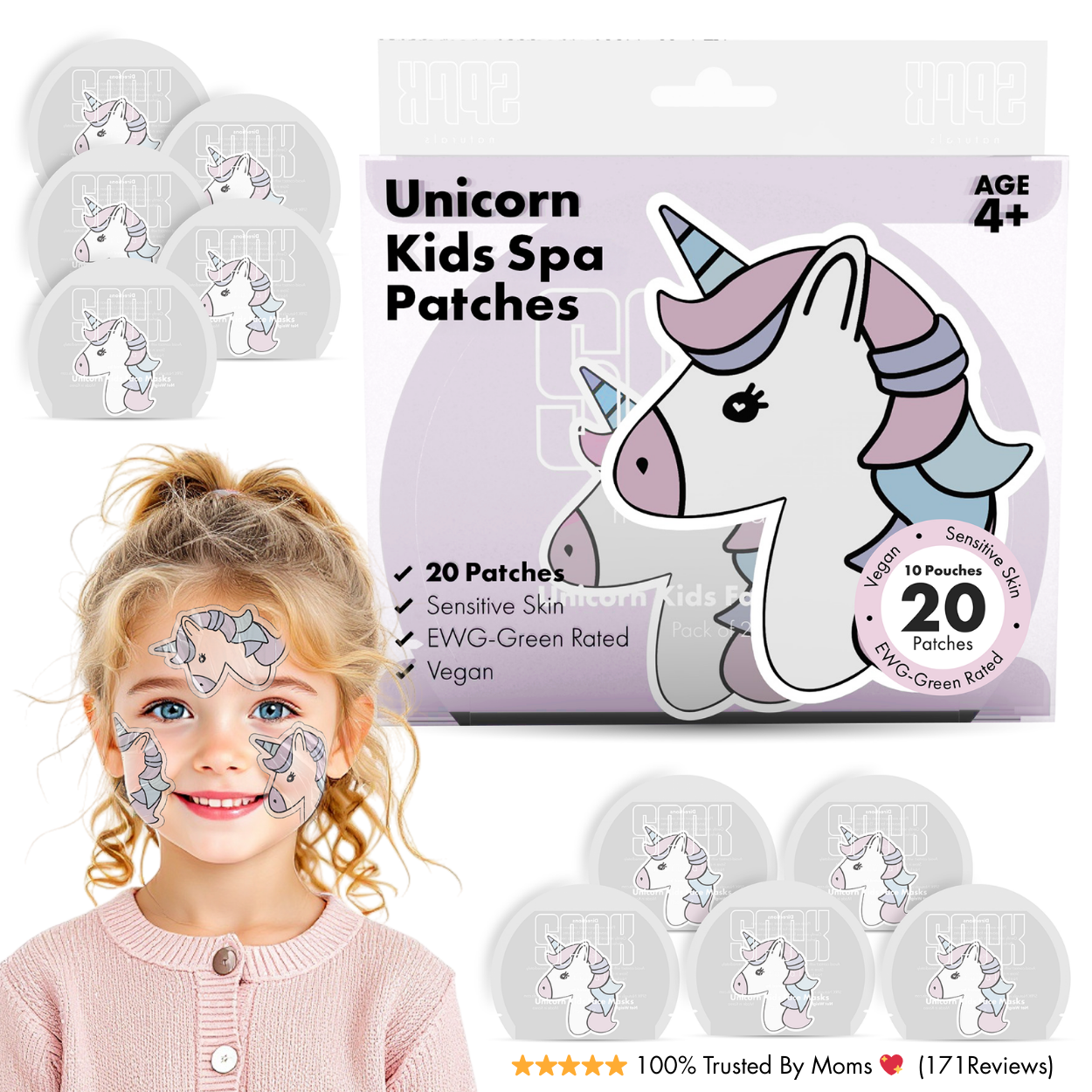 Unicorn Kids Spa Patches